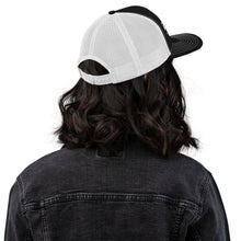 Load image into Gallery viewer, Black/White Trucker Cap
