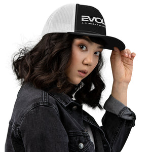 Black/White Trucker Cap