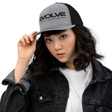 Load image into Gallery viewer, Black/Silver Trucker Cap
