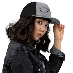 Gray/Black Infinity Cap