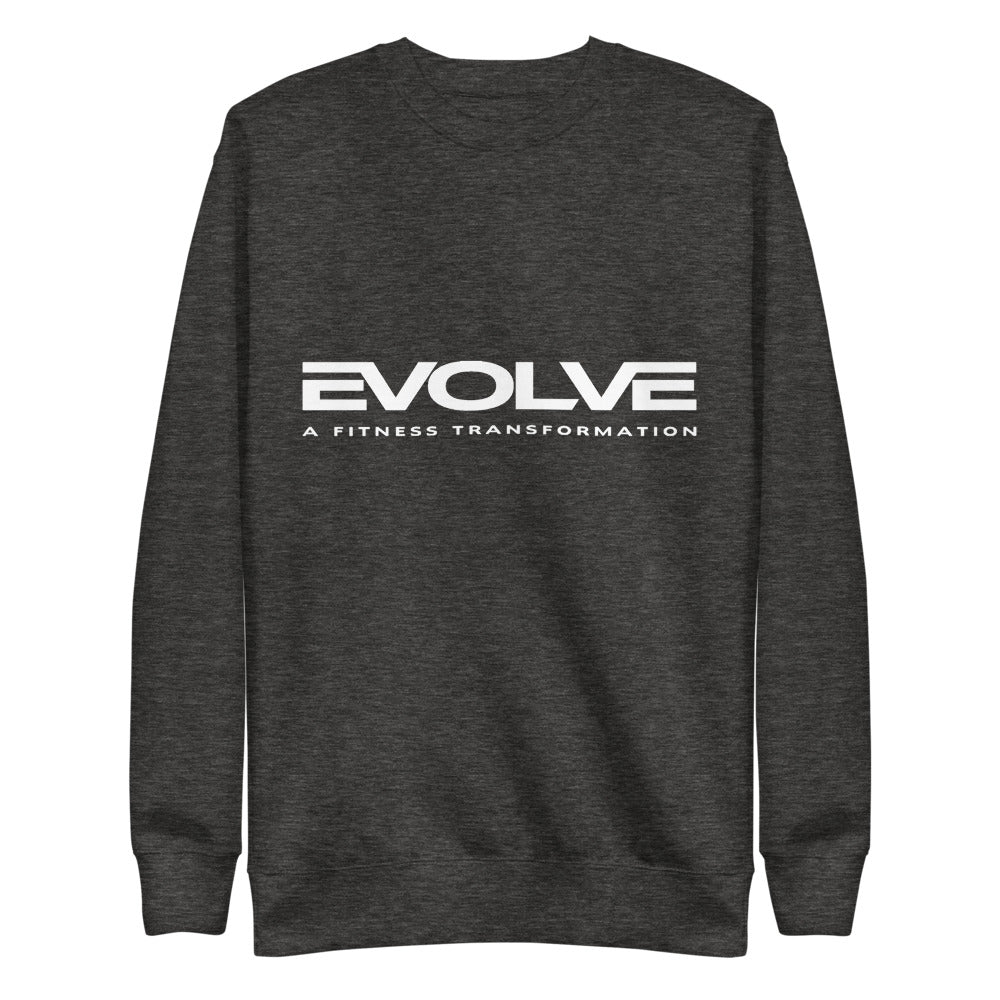 Charcoal/White Unisex Fleece Pullover