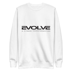 White/Black Unisex Fleece Pullover