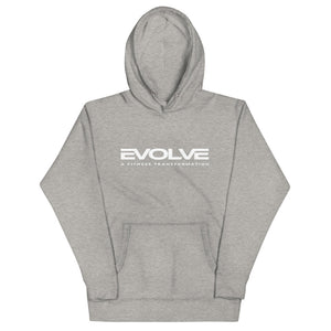 Carbon Gray/White Unisex Hoodie