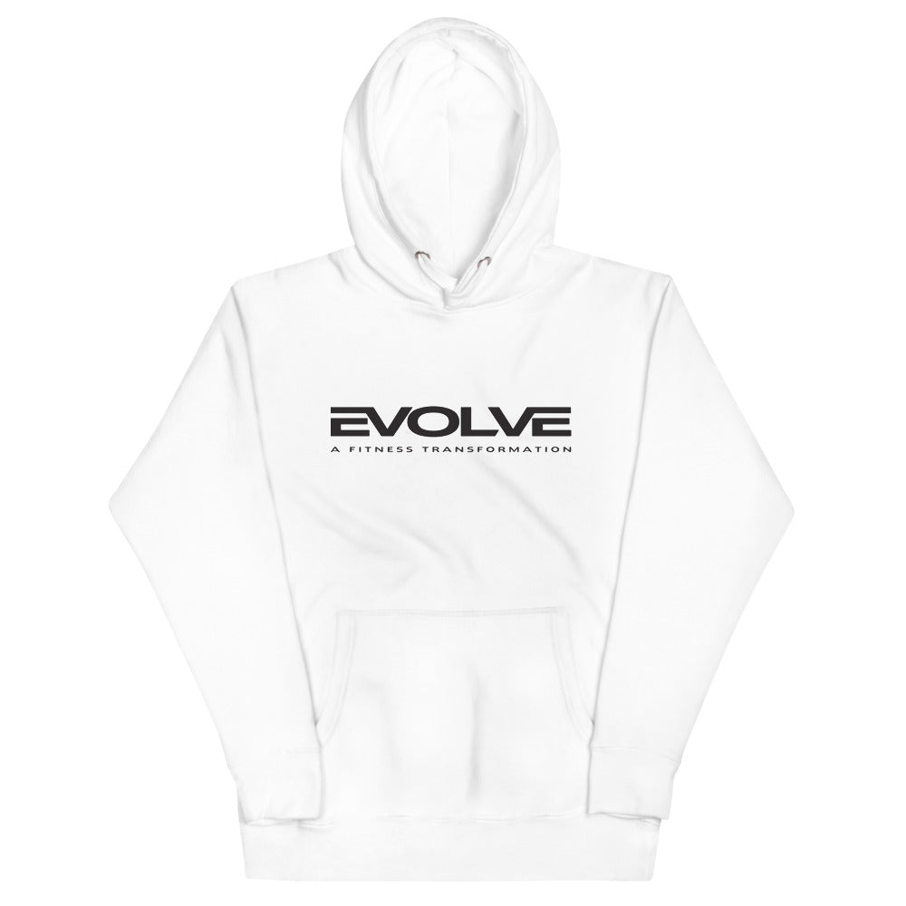 White/Black Unisex Hoodie