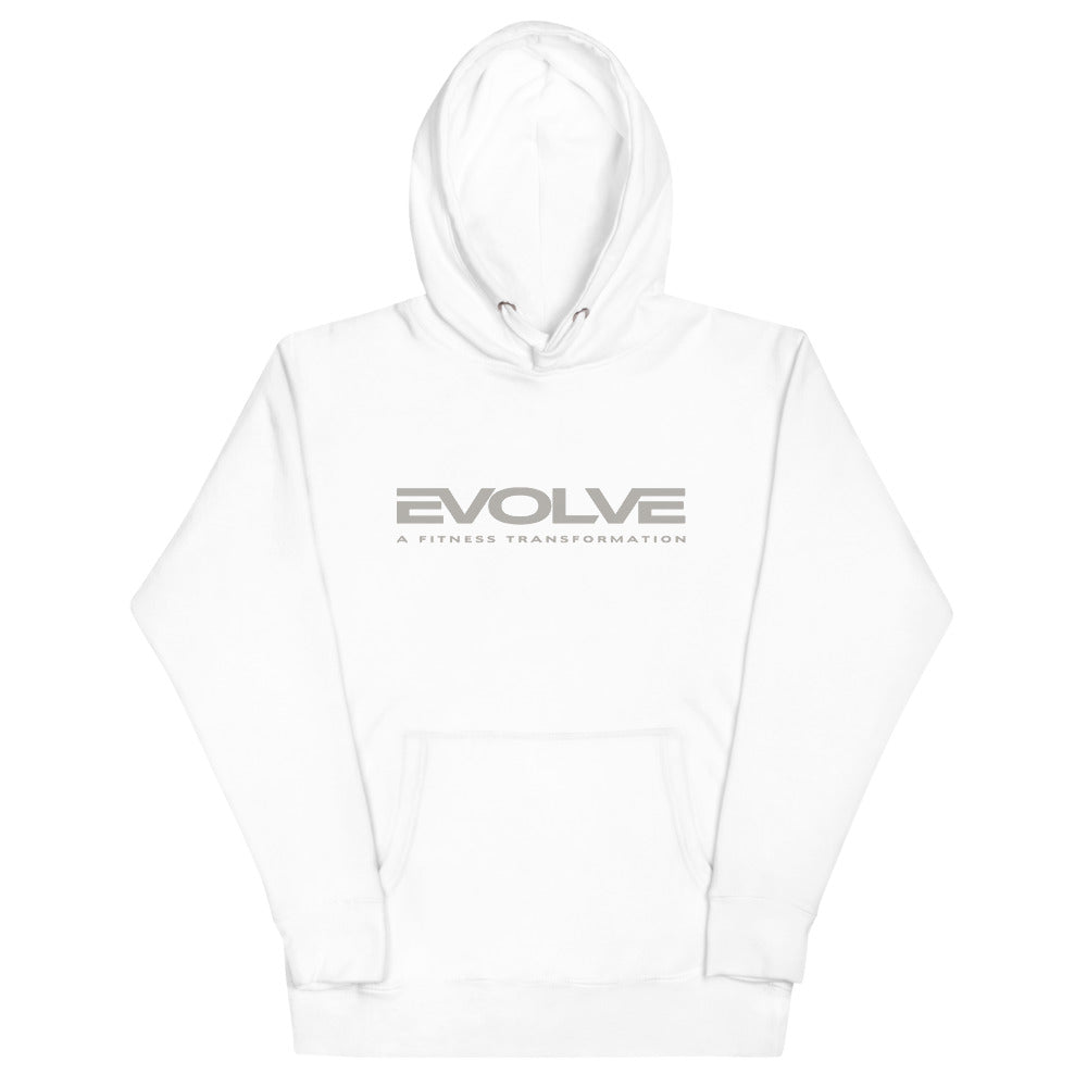 White/Gray Unisex Hoodie