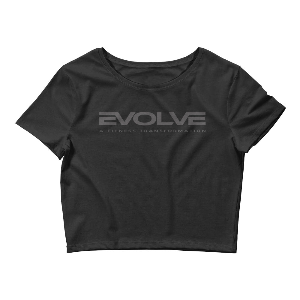 Black/Gray Women’s Crop Tee